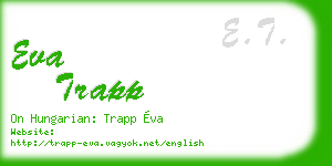 eva trapp business card