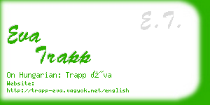 eva trapp business card